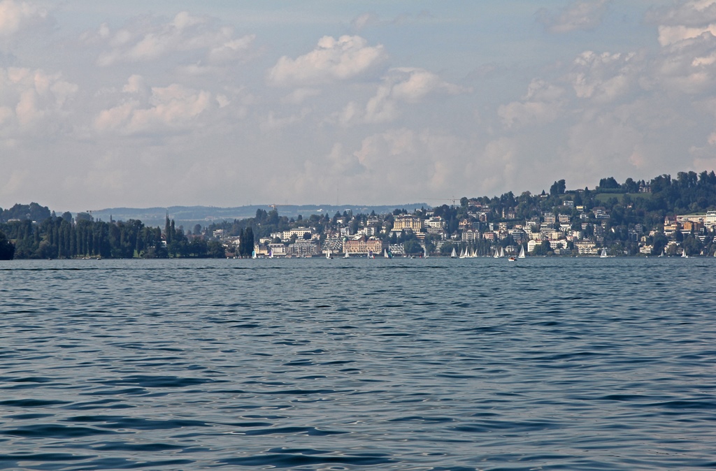 Lucerne from Across Lake